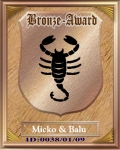 Bronze Skorpion-Award von Mario